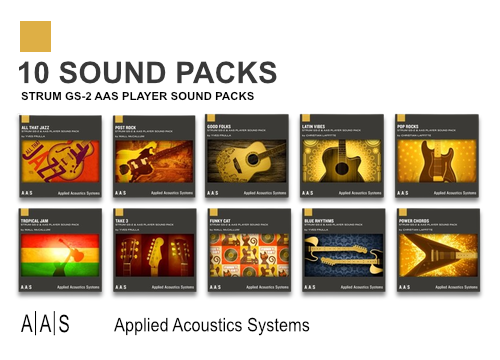 AAS Applied Acoustics Systems 10 Sound Packs Strum GS-2 &   AAS Plаyеr